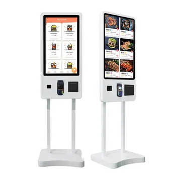 32-инчов интерактивен автоматично павилион със сензорен екран, машина за самостоятелно поръчка, павилион за плащане в ресторант на самообслужване