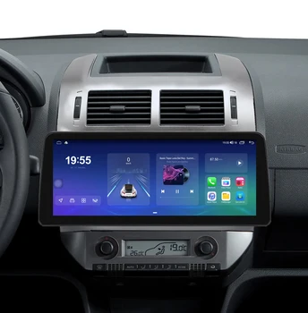 Сребро 2K 8G + 256G Android Авто Радио Мултимедия За Volkswagen VW Polo Mk4 IV 4 2001 2007 2008 2009 Carplay GPS Навигация Стерео уредба