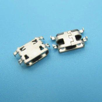 100шт Mini Micro USB конектор за зареждане dc порт Конектор за захранване за док-станция за зарядното устройство Alcatel 5025g