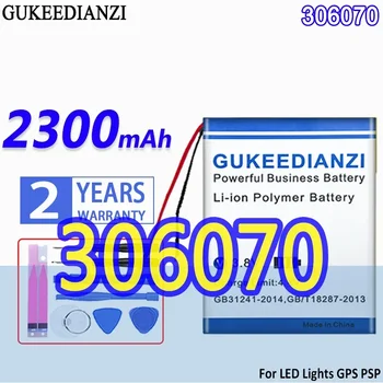 Батерия GUKEEDIANZI висок капацитет 306070 (2 линии) 2300 mah За led Лампи Power Bank Записващо устройство GPS за PSP, PDA и Bluetooth Слушалка