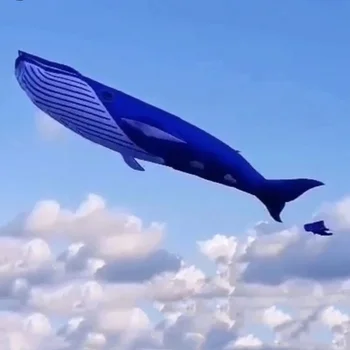 безплатна доставка 17м акула кайт летящ кит кайт висулка открит забавно спортни парашютные хвърчила за възрастни мек 3D кайт открит детски играчки