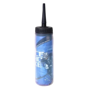 Бутилка за вода за хокей на лед обем 650 МЛ Преносима бутилка за футболен лакросса Класическа спортна бутилка с дълъг фитил