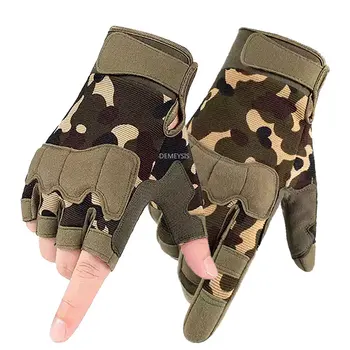 Тактически ръкавици за сензорен екран за военна стрелба на открито Мъжки ловни туристически военни страйкбольные ръкавици с пълна пръст