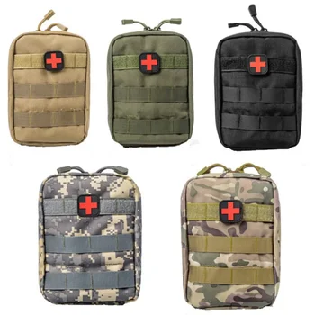Военна тактическа чанта EDC, колан, ловна жилетка, набор от инструменти за спешна помощ, градинска медицински комплект за оцеляване в къмпинга, чанта за оцеляване в къмпинг