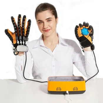 Ръкавици за робот-рехабилитация, начало на инсулт, хемиплегия, функция на пръстите на ръцете, механично пневматично тренажерное обзавеждане