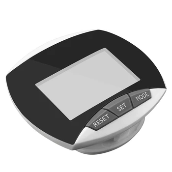 Брояч крачкомер стъпки Крачкомер за разходка и джогинг Преносим LCD крачкомер с функция за отчитане на изгорените калории и стъпки