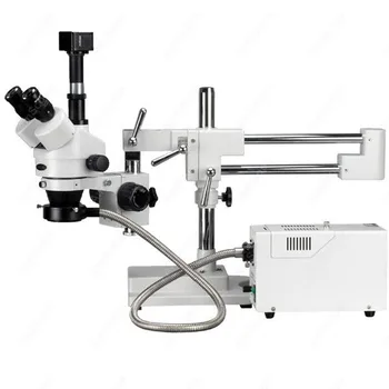 Симулфокальная тринокулярная микроскопия-AmScope Доставя система Симулфокальной тринокулярной мряна 7X-45Ч + USB камера