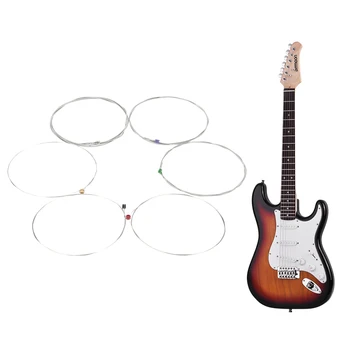 Китарните струни Orphee RX15 6шт Комплект Струни за електрическа китара (.009-.042) От никелевого сплав Свръхлеки напрежение