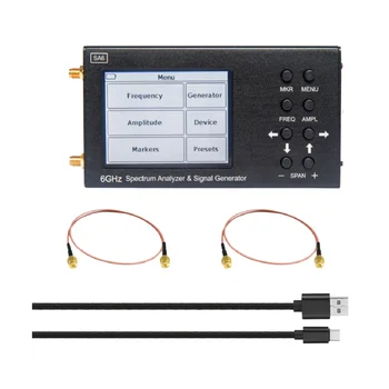 Портативен анализатор на спектъра 6 Ghz, генератор на сигнали SA6 Wi-Fi 2G 4G LTE, CDMA, GSM Beidou GP