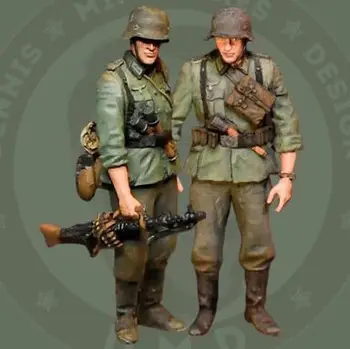 Фигурка от смола 1/35, GK, немски войници, в разглобено формата и неокрашенный комплект