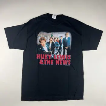 2006 Huey Lewis And The News Риза L Tour с дълъг ръкав