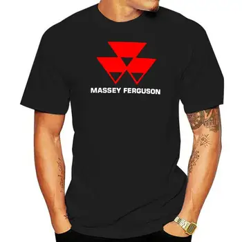 Мъжка черна тениска, размер S-3XL, нова Massey Ferguson