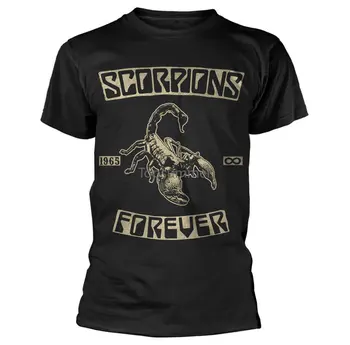 Тениска Скорпионите Forever Metal Rock Band, Нова Лятна Тениска от 100% Памук С Къс ръкав