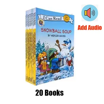 На 20 Книги / набор от I Can Read Little Хващай Английска Книжка с Картинки за деца, Начинаещи книга за родители и деца, Книга за четене