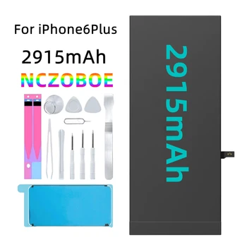 Капацитет на батерията NCZOBOE За iPhone 6 6S 7 8 Plus X XS Max XR 11 12 Pro Max Mini Replacement Bateria 