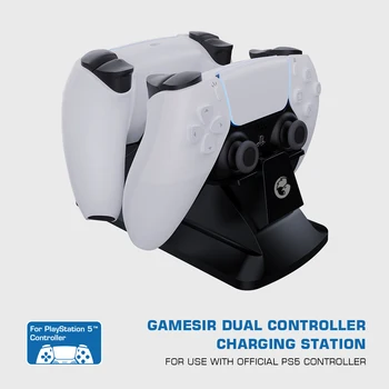 Зарядно устройство GameSir с две контролери за PlayStation 5 /PS5 /Nintendo Switch Joy-Con, база за зарядно устройство