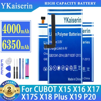 Резерв за Подмяна на батерията на Мобилния телефон YKaiserin За Cubot X18 Plus X18Plus X19 P20 X15 За Cubot X17S X17 S X17 X16 Batteria