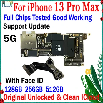 Дънната платка е 100% тествана, работи изцяло за iPhone 13 PRO MAX дънна Платка Оригинален отключена за iPhone 13 Pro Max Логическа такса Безплатно iCloud