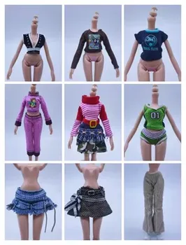оригинален 02 monsters high school облекло, панталони, пола winxs club, без тялото DIY Кукла huanlego момиче Куклена Къща Детски Подаръци