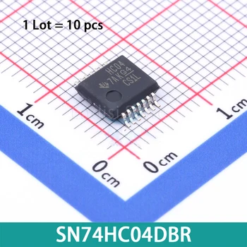 Чип с шестигранными инверторами 10ШТ SN74HC04DBR с код маркировка HC04 SSOP-14