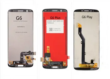 1бр За Motorola Moto G6 Play G6 Plus LCD Сензорен Дисплей Дигитайзер С Рамка и Стъкло В Събирането на Ремонт