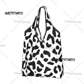 Чанти-тоут с леопардовым принтом за пазаруване в хранителни магазини, женски красиви чанти-шопперы с животни-гепардами, чанти през рамо, чанти голям капацитет