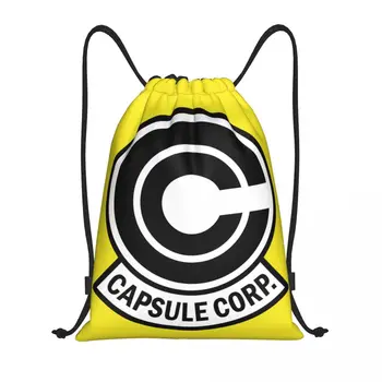 Аниме Capsule Corp Раница на съвсем малък, Женски Мъжки раница за фитнес, Преносима тренировочная чанта, 