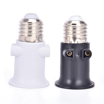 Адаптер за лампи с нажежаема жичка 100-240 В 4A PBT E27, огнезащитни притежателя лампи, основният изход за преобразуване на контакта на ЕС