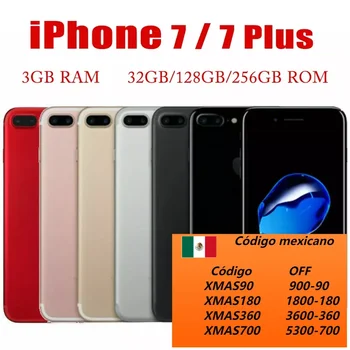 Apple iPhone 7 / iPhone 7 Plus на 4G Мобилен Оригинален Отключени 32 GB / 128 GB / 256 GB ROM Смартфон 4,7 