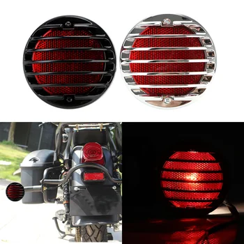 Задна светлина в 12 В на притежателя регистрационен номер на мотоциклета, Комплект скоби, спирачна указател на завоя, червена led лампа DRL, аксесоари за автомобили за офроуд 4x4