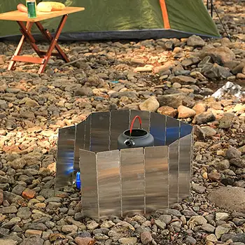 1 комплект на предното стъкло за лагер горелки, удобно джобно на предното стъкло за къмпинг, дълъг срок на експлоатация на предното стъкло за печки за пикник