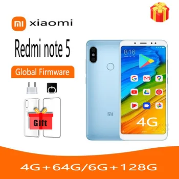Разпродажба Redmi Note 5 Смартфон, мобилен телефон Snapdragon 636 13.0 MP с двойна камера Dual SIM