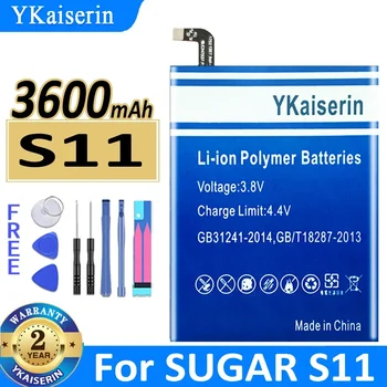 3600 mah YKaiserin Battery S 11 за батерии на мобилни телефони SUGAR S11