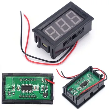 1 бр. Червена DIY мини-волтметър-изпитател 3-Цифров Тест за напрежение на батерията на постоянен ток 0-30 В за кола с led дисплей