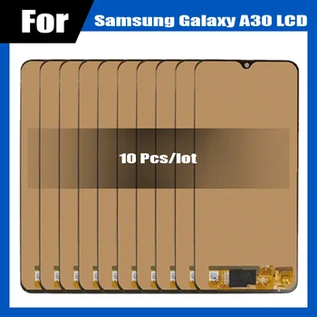2/3/5/10 бр./лот OLED дисплей За Samsung A30 A305/A50 A505 LCD сензорен дисплей и цифров Преобразувател В събирането на Без /С рамка